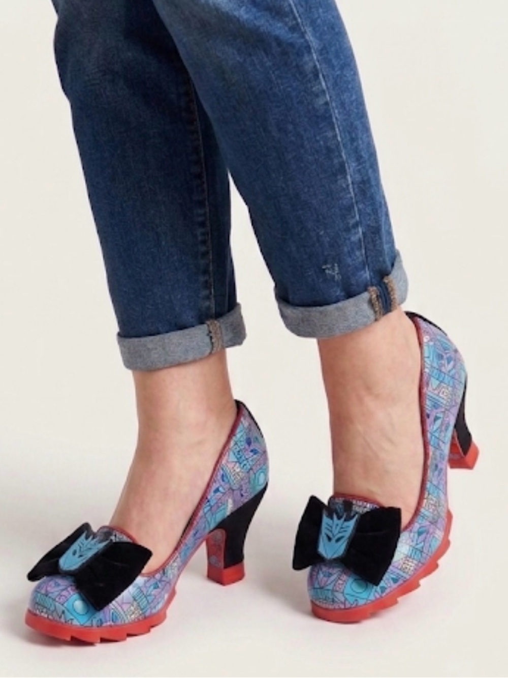 Irregular Choice Collab Transformers 80’s Baby Heel UK 6 (Fits like US 8)